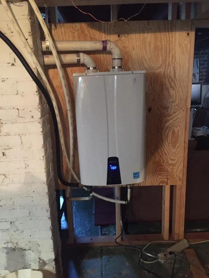 Slide of Go Tankless