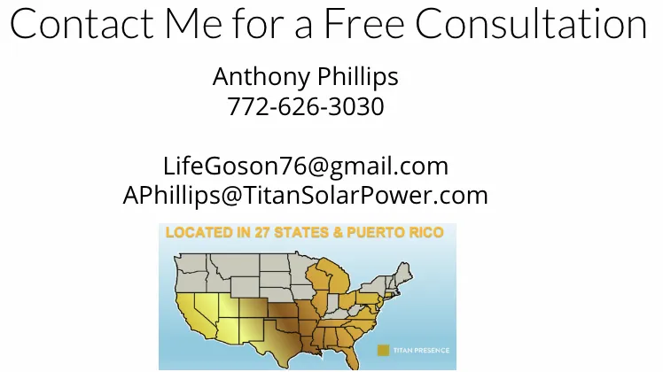 Slide of God's Solar Saves Money