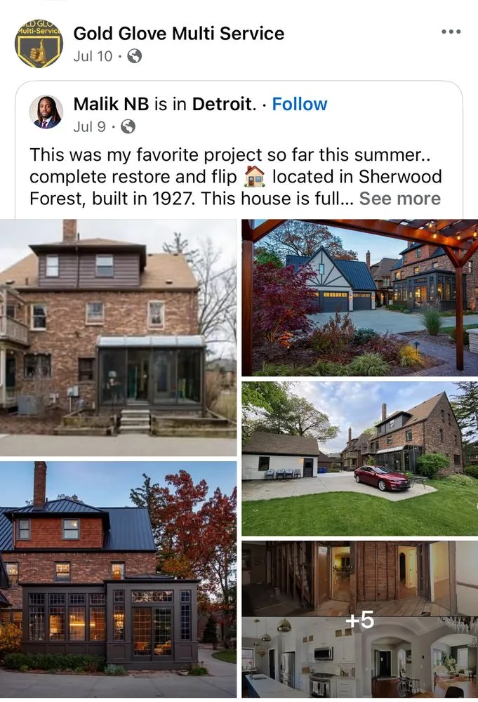 Slide of Gold Glove Multi-Service