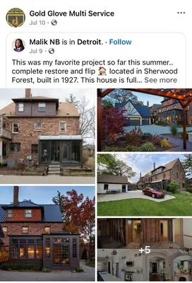 Gold Glove Multi-Service Logo