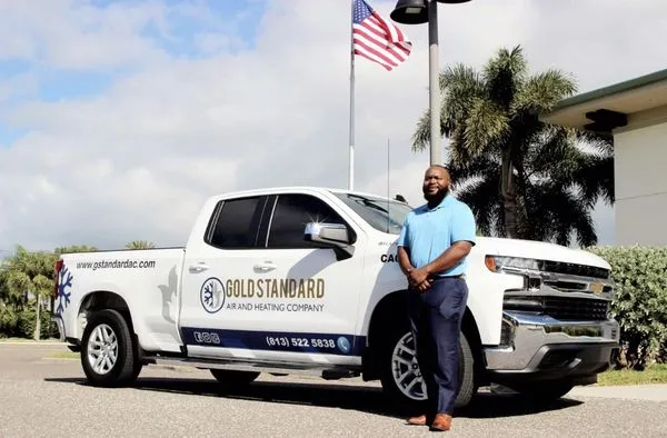 Gold Standard Air & Heating Company Logo