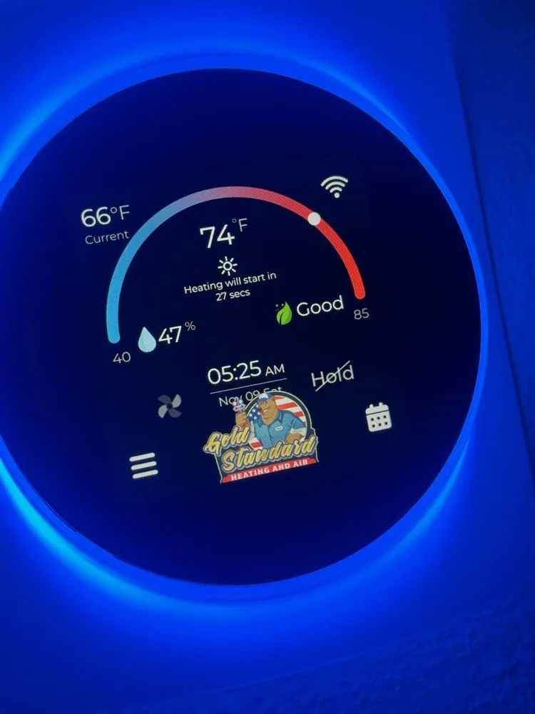 Slide of GOLD Standard Heating and Air