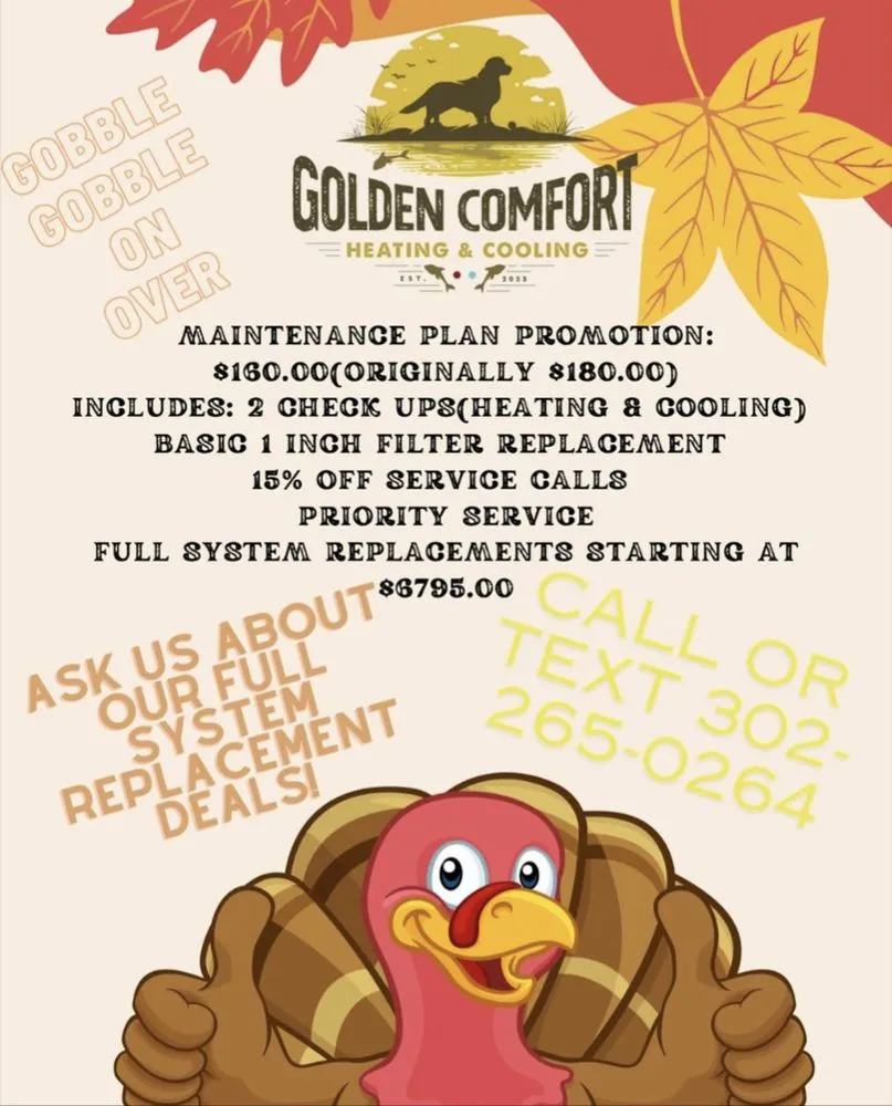 Slide of Golden Comfort Heating and Cooling