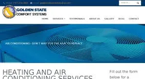 Slide of Golden State Comfort Systems