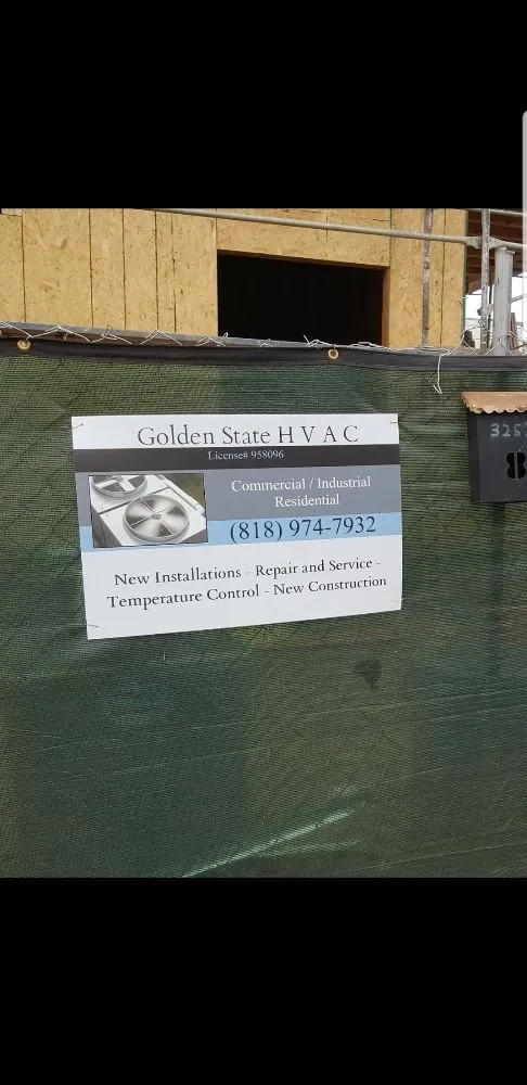 Slide of Golden State HVAC