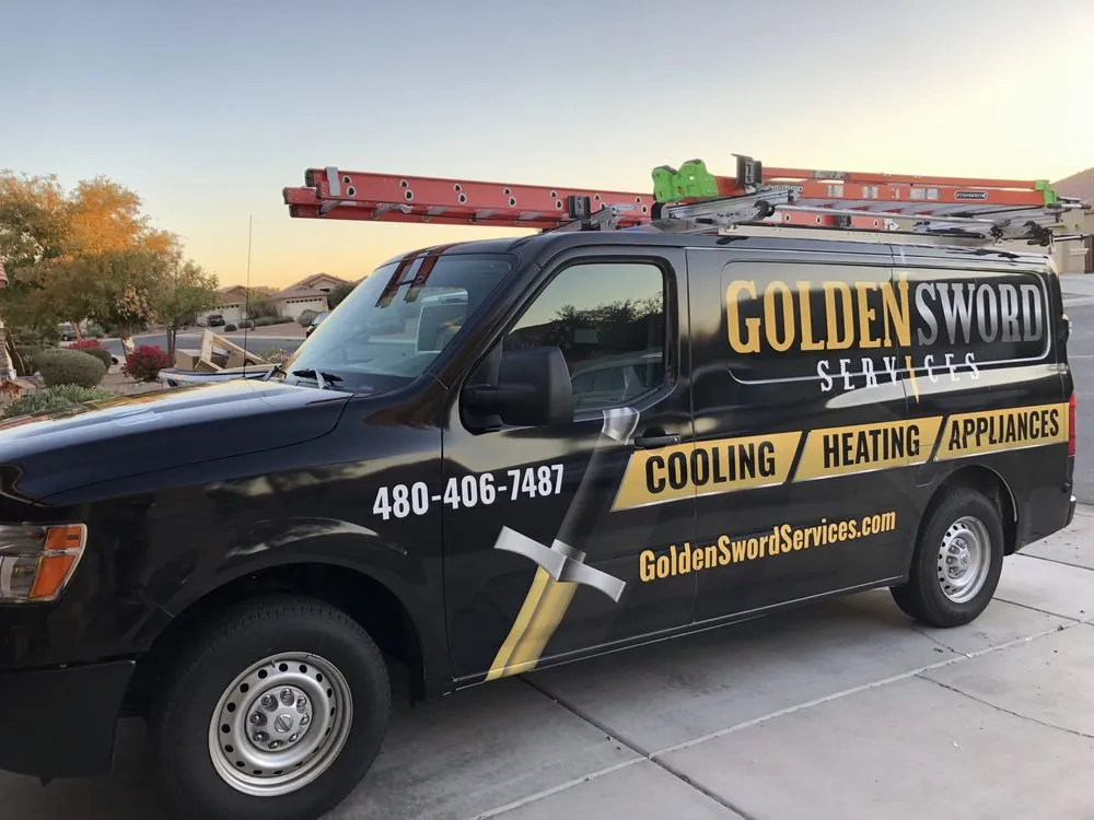Slide of Golden Sword Services