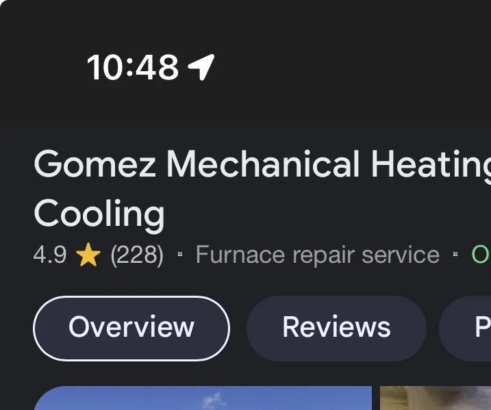 Slide of Gomez Mechanical Heating & Cooling