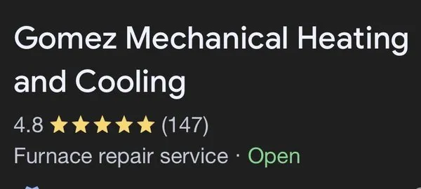 Gomez Mechanical Heating & Cooling