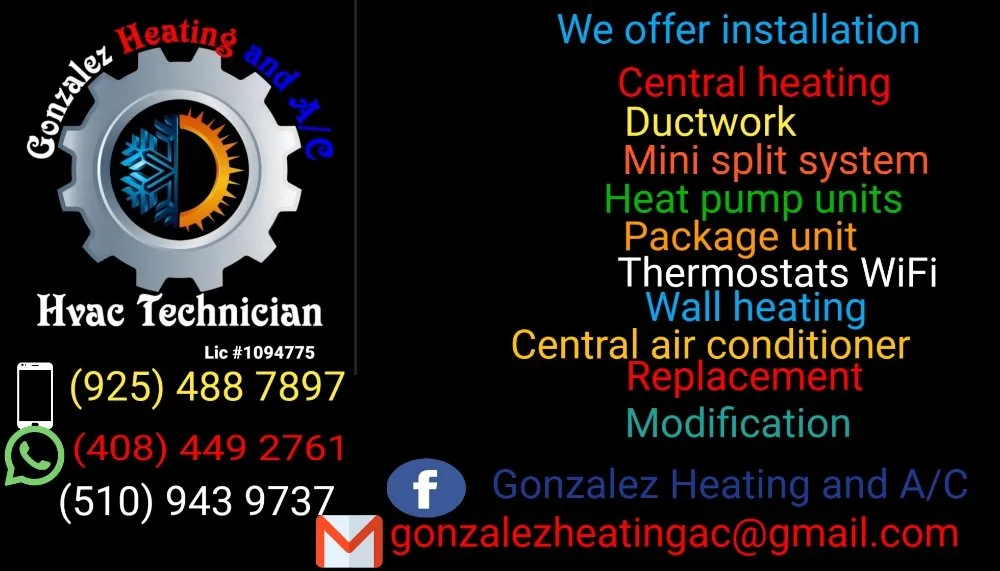 Slide of GONZALEZ HEATING and A/C