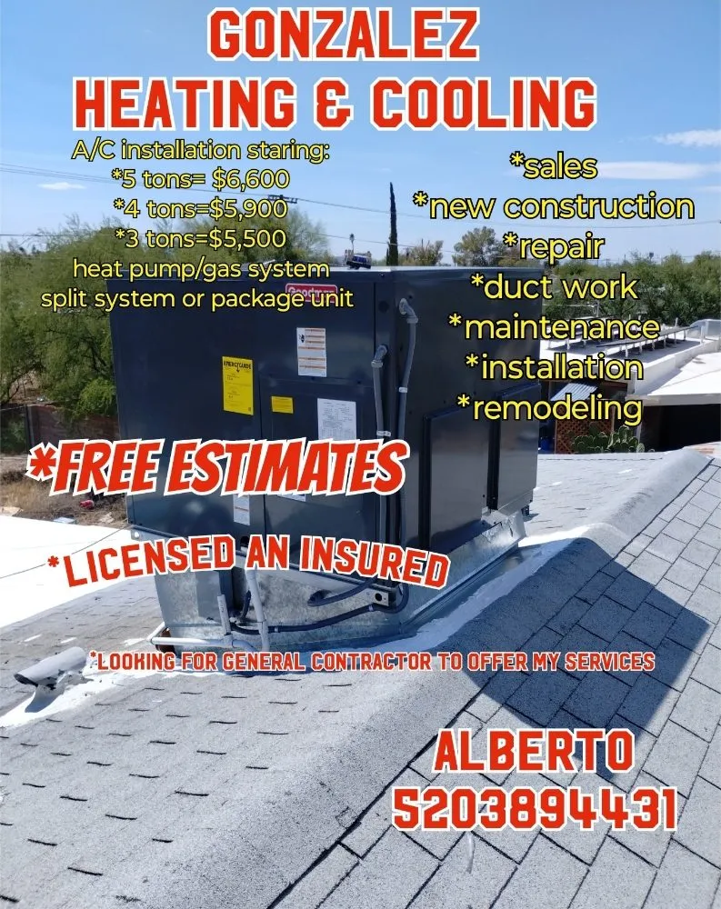 Slide of Gonzalez Heating and Cooling