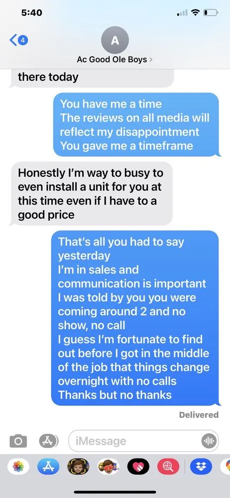 Slide of Good Ol' Boy Heating and Air