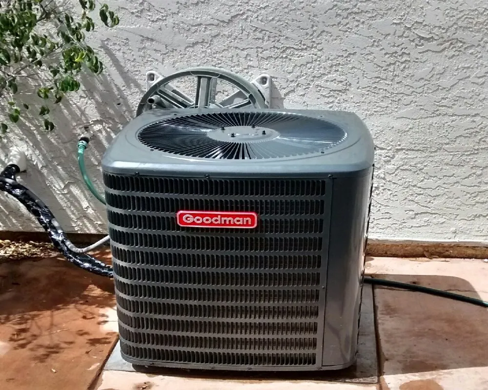 Slide of Goodman Central Air Conditioning Repair