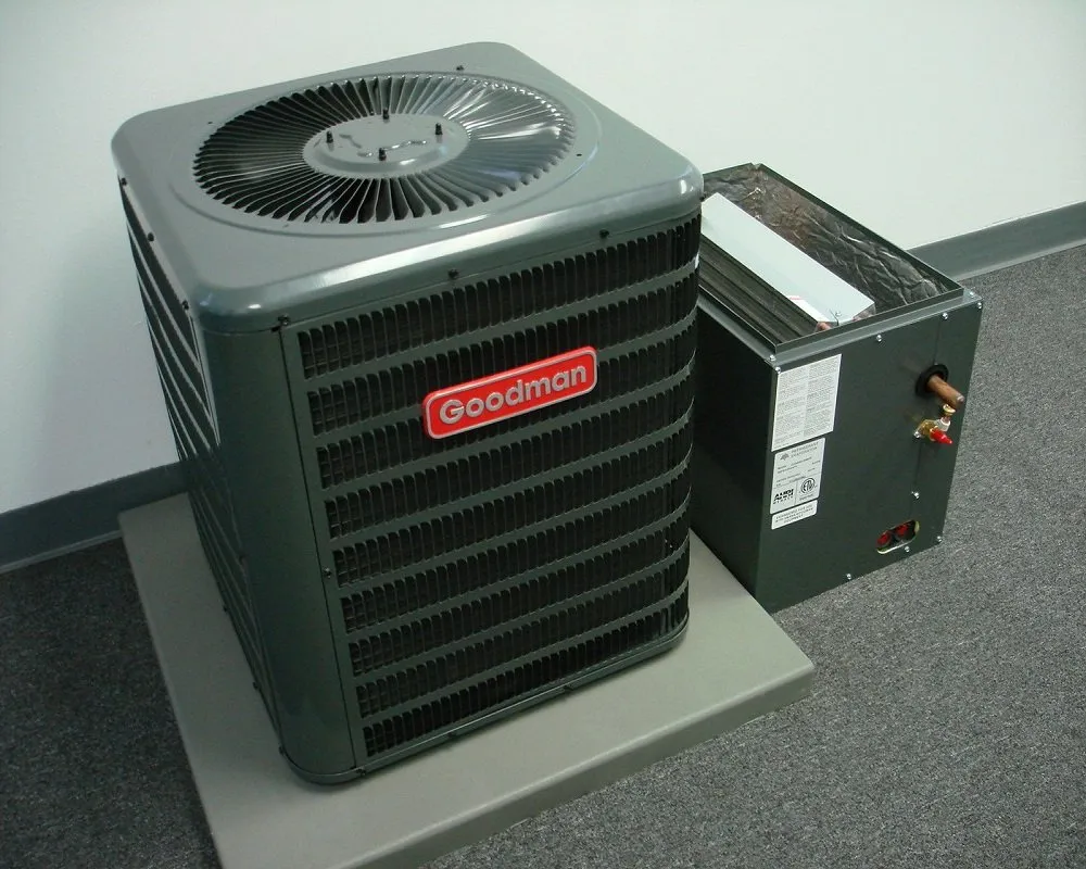 Slide of Goodman Central Air Conditioning Repair