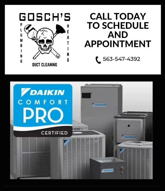 Slide of Gosch's Plumbing, Heating, & Duct Cleaning