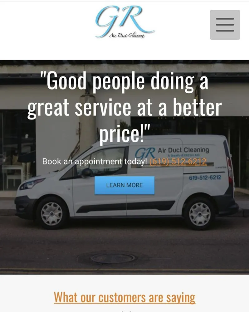 Slide of GR Air Duct Cleaning