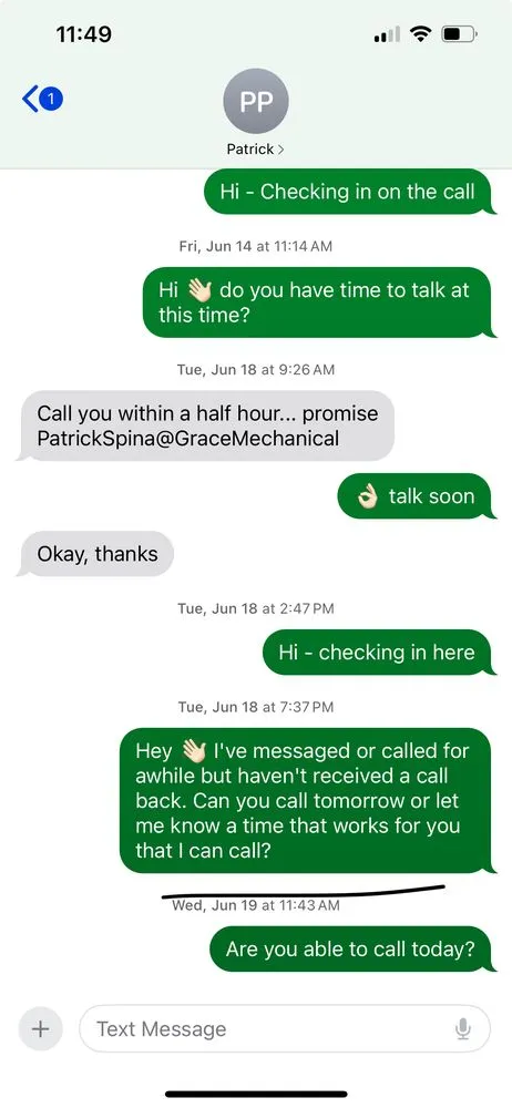 Slide of Grace Mechanical Plumbing Heating & Cooling