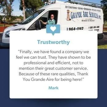 Slide of Grande Aire Services