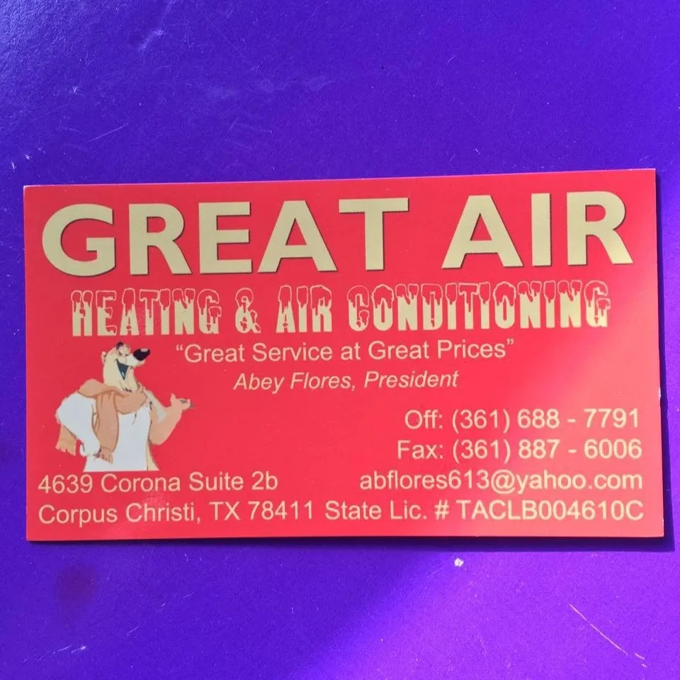 Slide of Great Air Heating & Air Conditioning