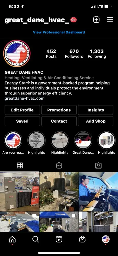Slide of Great Dane Heating & Air Conditioning