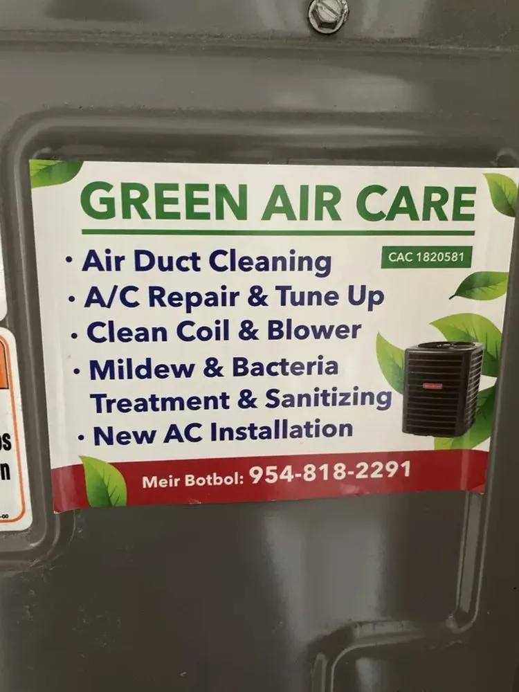 Slide of Green Air Care