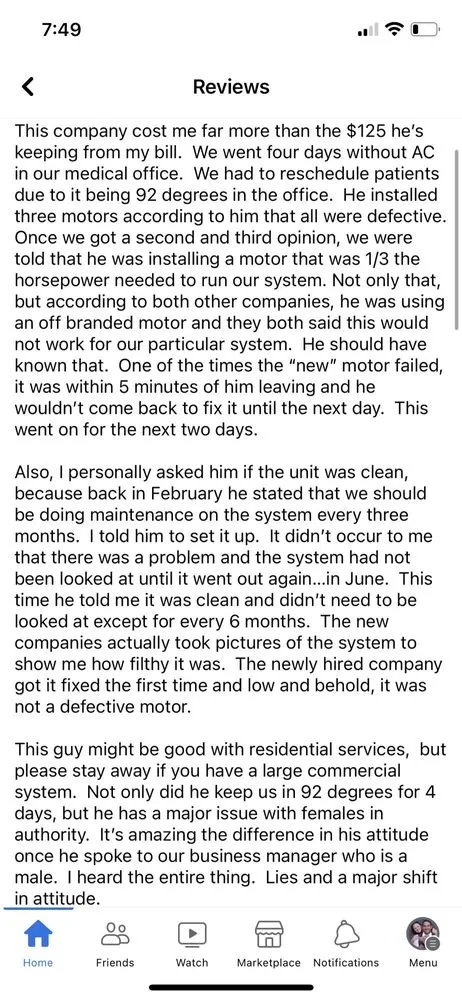 Slide of Green Air Company