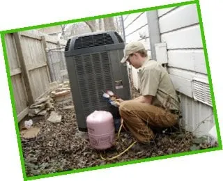 Green Air Conditioning & Heating Logo