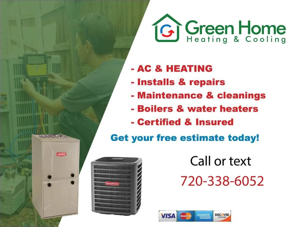 Slide of Green Home Heating and Cooling