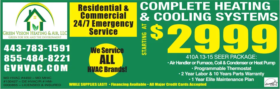 Slide of Green Vision Heating & Air