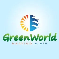 Green World Heating & Air Logo