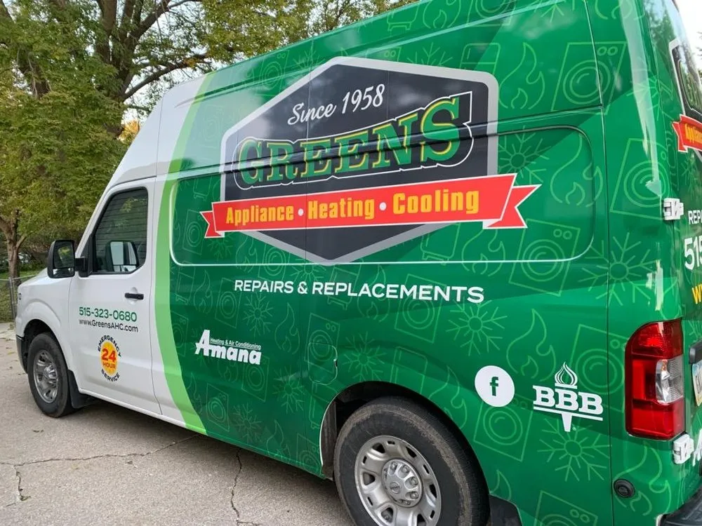 Slide of Greens Appliance, Heating & Cooling