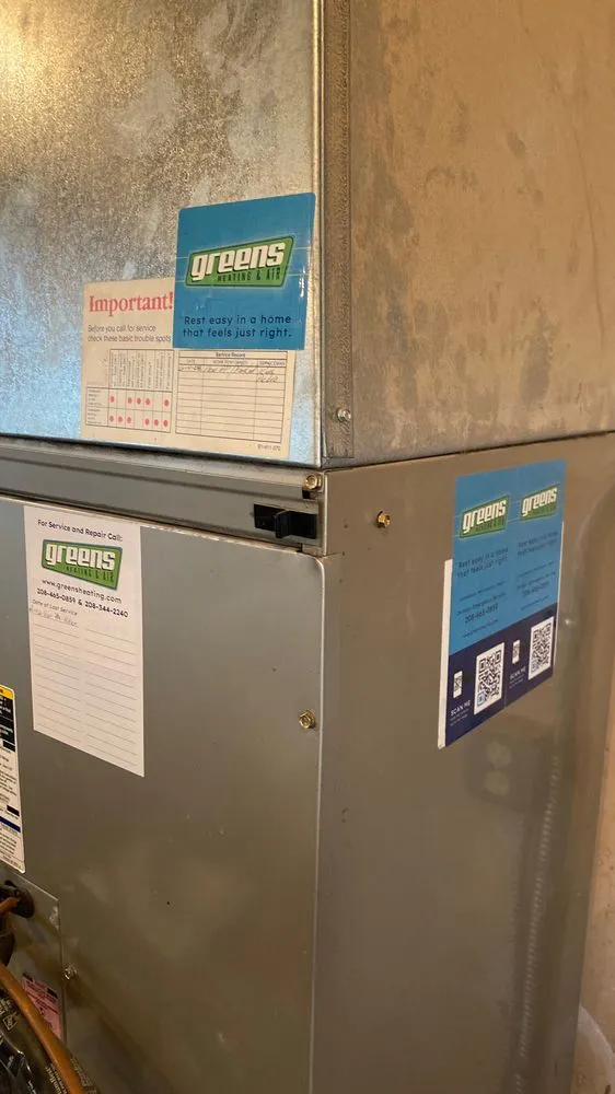 Slide of Greens Heating & Air Conditioning