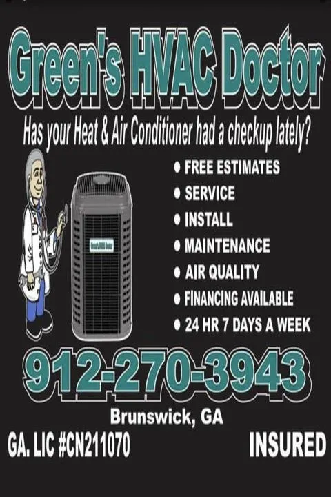 Slide of Green's HVAC Doctor