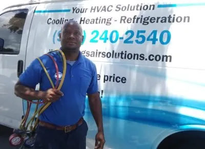 Slide of Greg's Air Solutions