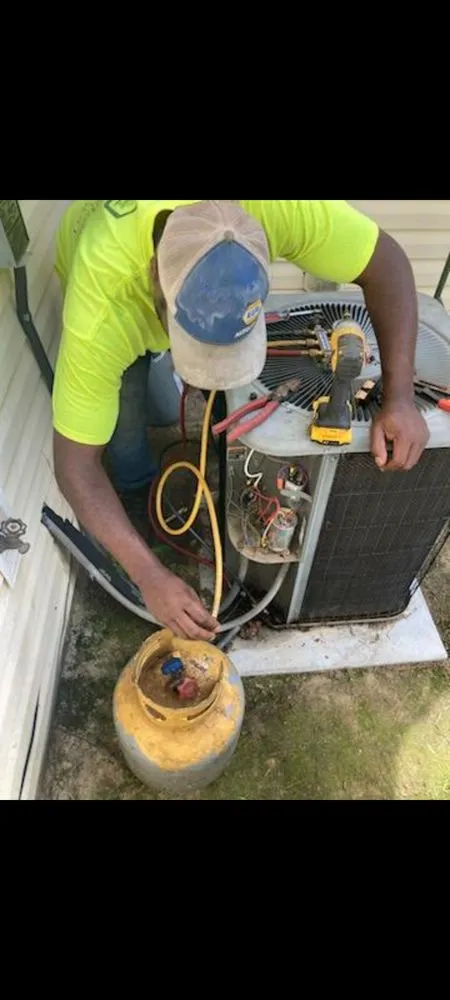 Slide of Grissom Heating and Cooling