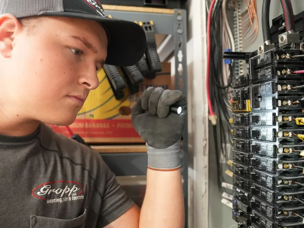 Slide of Gropp Heating Air & Electric