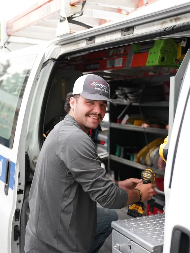 Slide of Gropp Heating Air & Electric