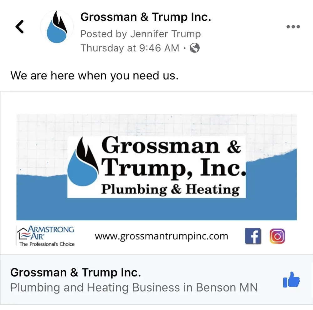 Slide of Grossman & Trump