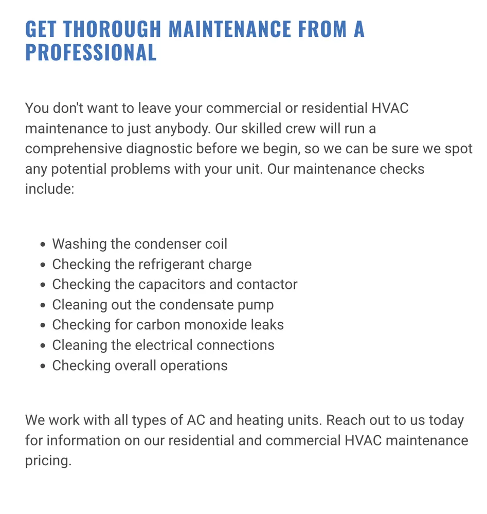 Slide of G&S Heating & Air