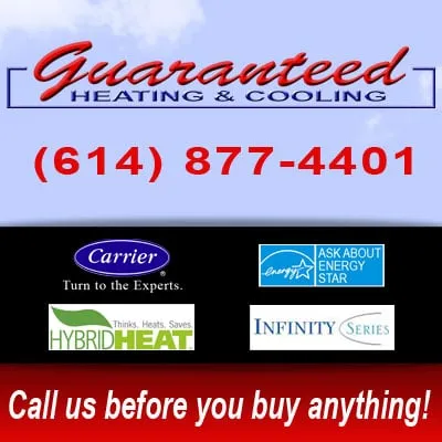 Slide of Guaranteed Heating & Cooling