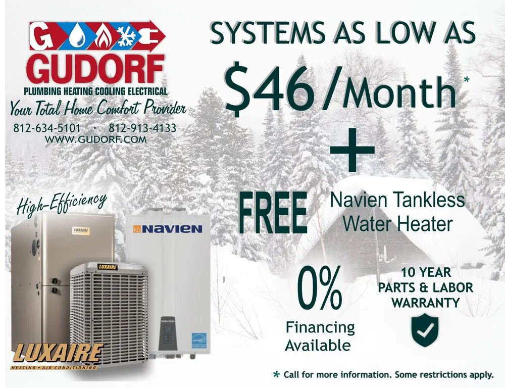 Slide of Gudorf Plumbing Heating Cooling Electrical