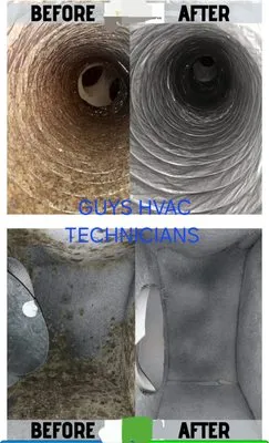 Guys HVAC Technicians Logo