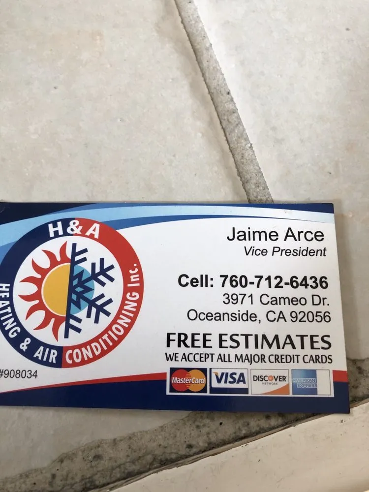 Slide of H & A Heating & Air Conditioning