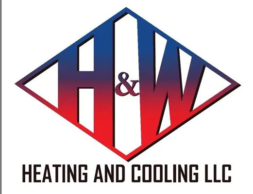 H & W Heating and Cooling Logo