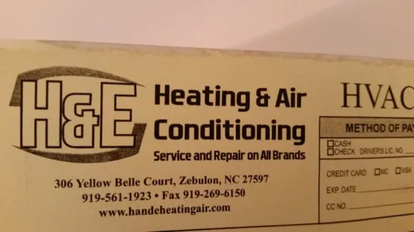 H and E Heating and Air
