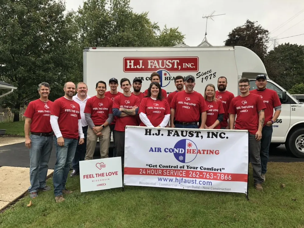 Slide of H. J. Faust, Inc. Heating and Air Conditioning