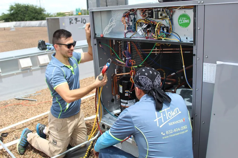 Slide of H-Town AC repair Air Conditioning & Heating Service Houston