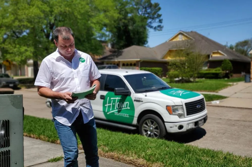 Slide of H-Town AC repair Air Conditioning & Heating Service Houston