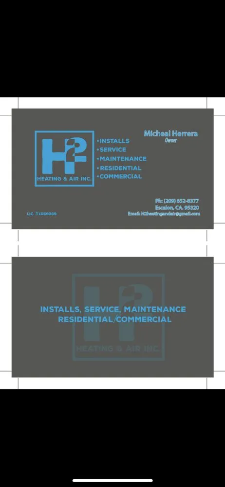 Slide of H2 Heating and Air
