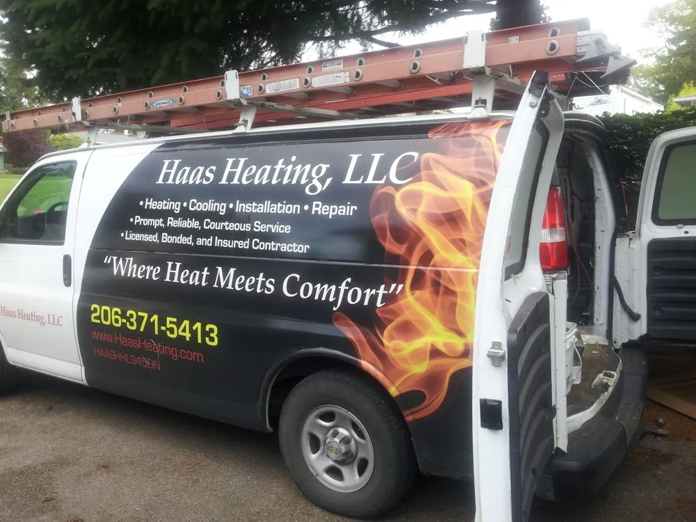 Slide of Haas Heating