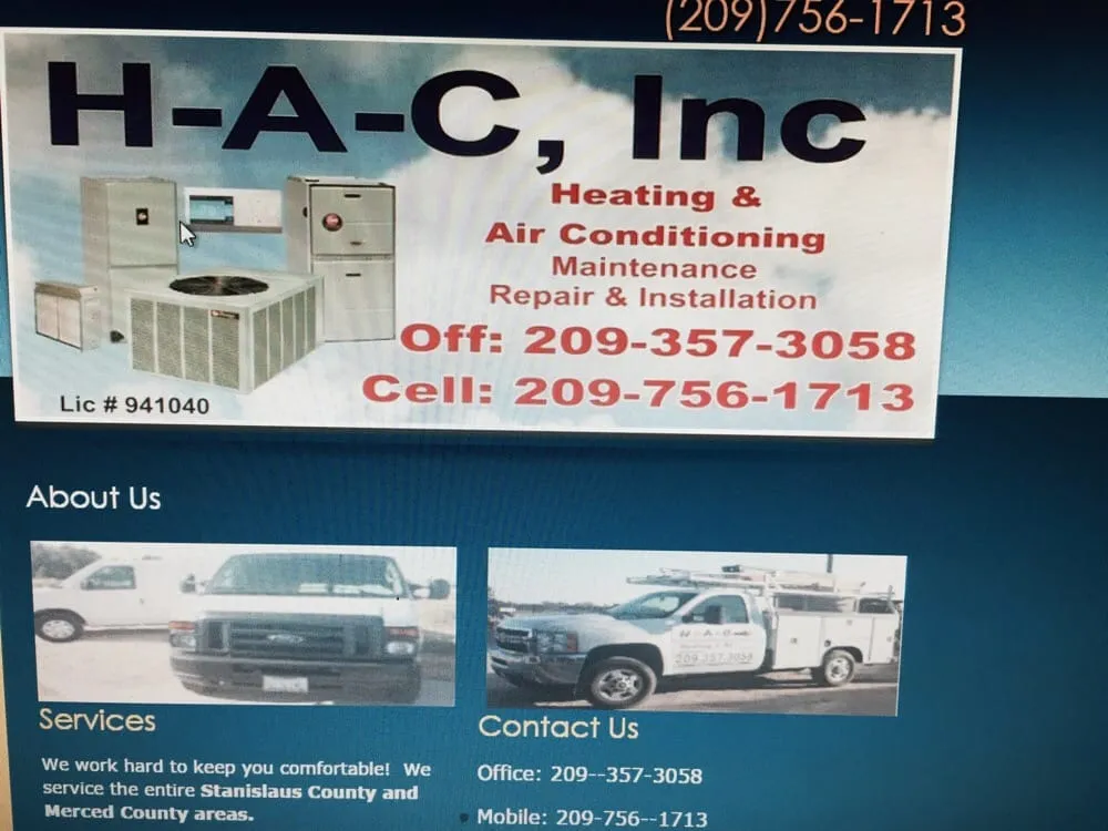 Slide of HAC Heating & Air Conditioning